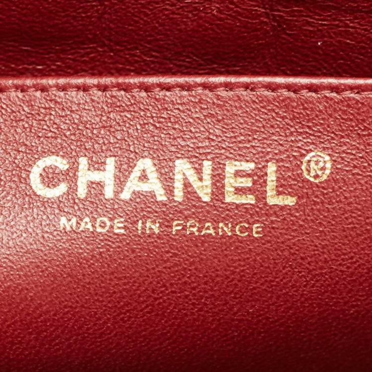 Chanel Maxi Ombre Degradé Pink Burgundy Quilted Leather Classic Single Flap Bag