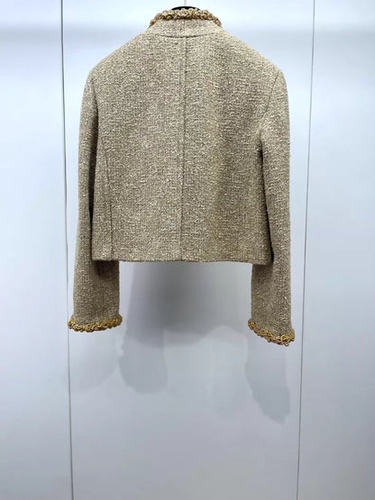 Chanel 26S gold tweed jacket