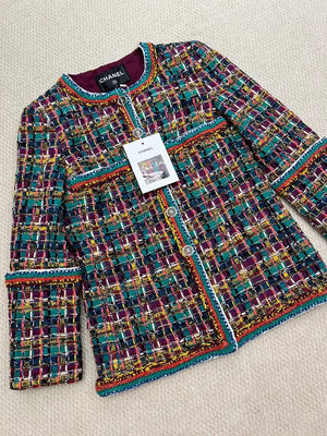 Chanel 17S Colorful Tweed Jacket