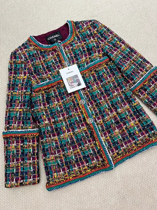 Chanel 17S Colorful Tweed Jacket