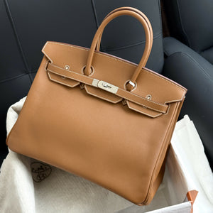 Hermès Birkin 35 Gold Epsom Leather with Palladium Hardware
