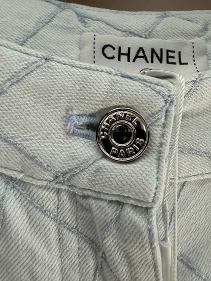 Chanel 26M denim shorts