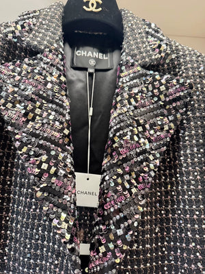 Chanel 23A Dakar series tweed jacket