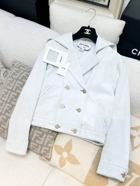 Chanel 24M Coco beach Light Blue Jacket