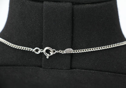 Chanel Vintage 07V Enamel Classic White CC Light Gold Necklace