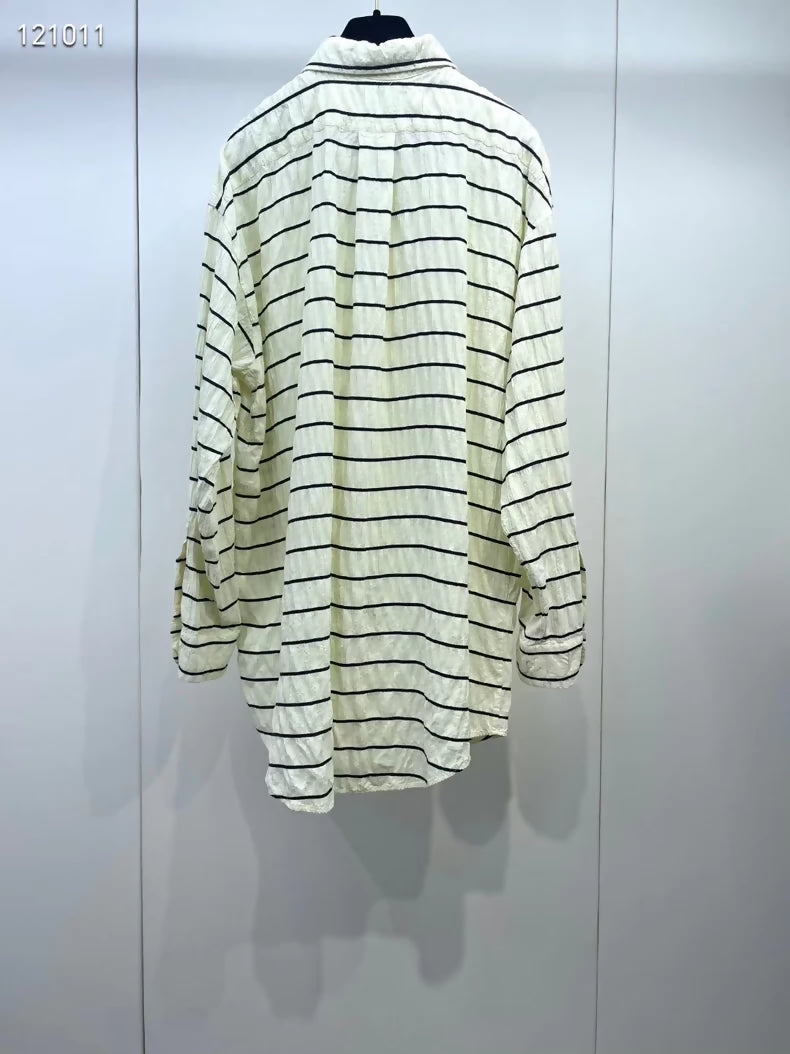 Chanel 25S striped shirt