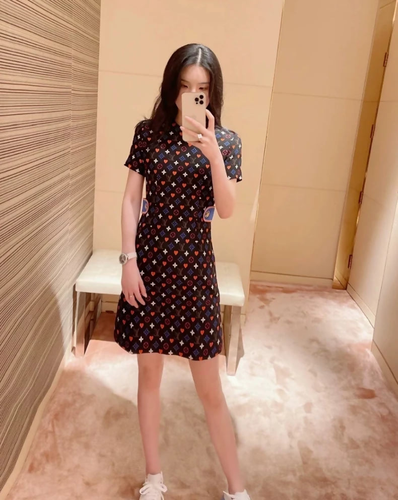 Louis Vuitton limited edition all-over logo dress