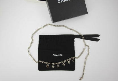 Chanel Vintage 05V Metal Silver Chain Waist Chain L98