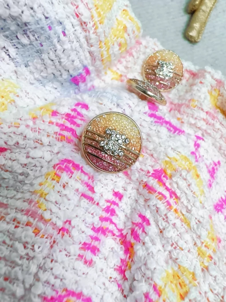 Chanel 24c pink gold multicolour top