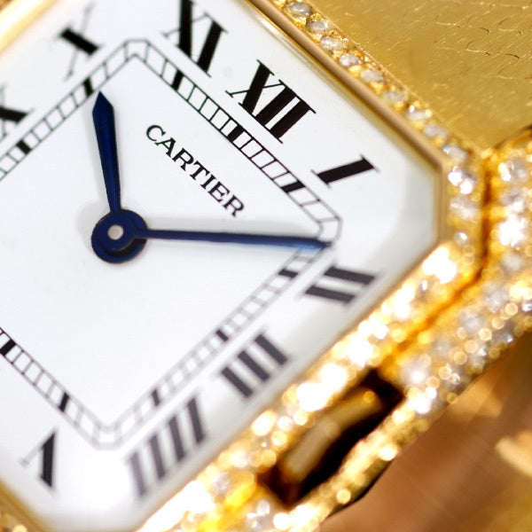 Cartier Rare Cintree 18K Solid Gold Manual Wind Wrist Watch