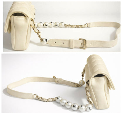 Chanel 2019 My Precious Pearls Lambskin Mini Waist Belt Bag