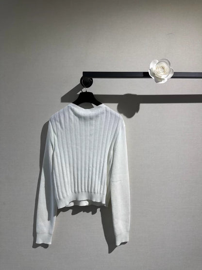 Chanel 21P off-white cardigan