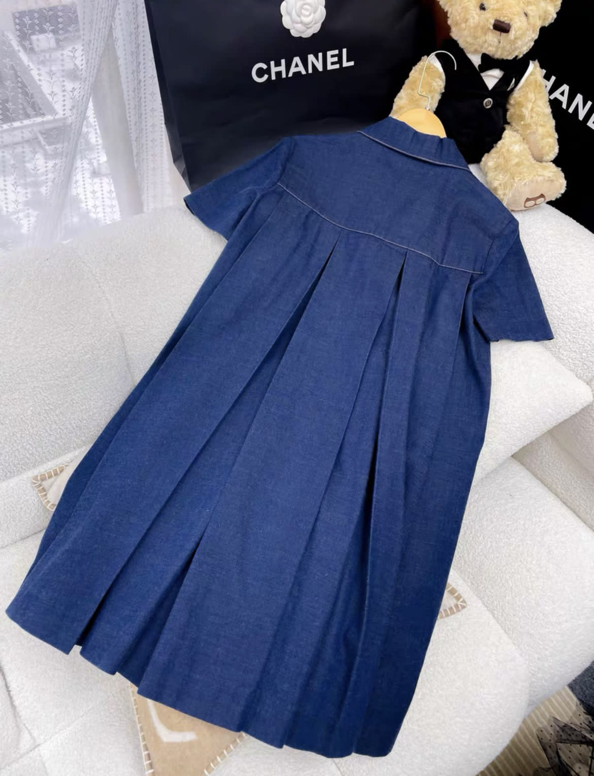 gucci denim dress Gucci blue denim dress