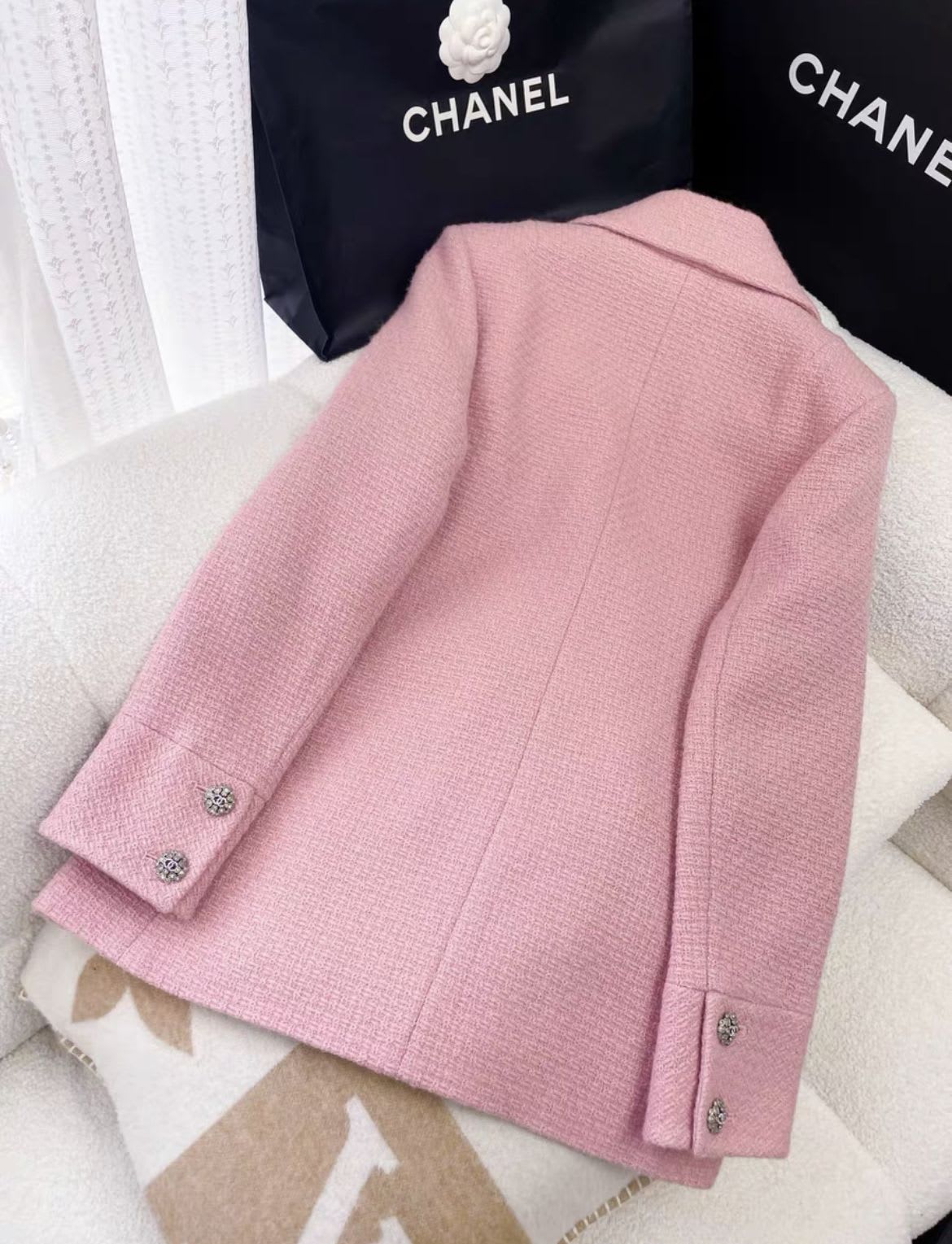 Chanel 22AW Pink Jacket