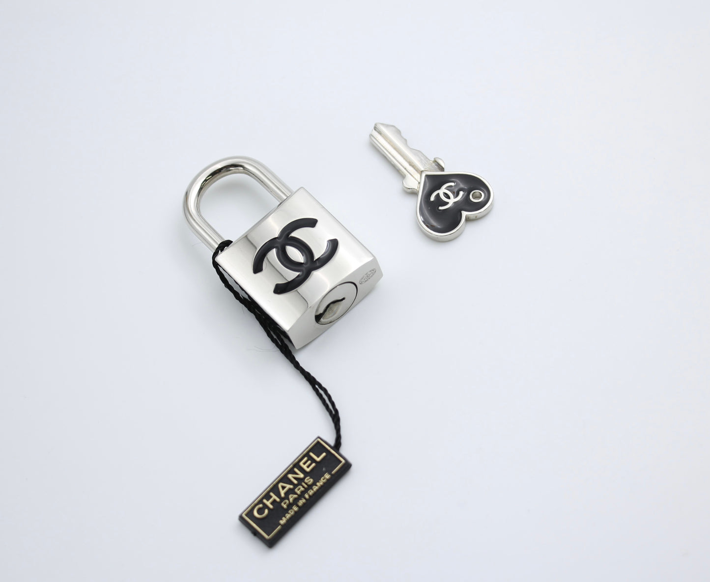 Chanel Vintage 07P Metal Heart-Shaped Key