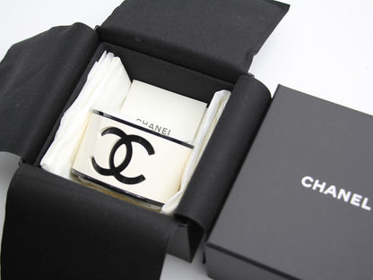 Chanel B23 Acrylic Cc Black And White Bracelet