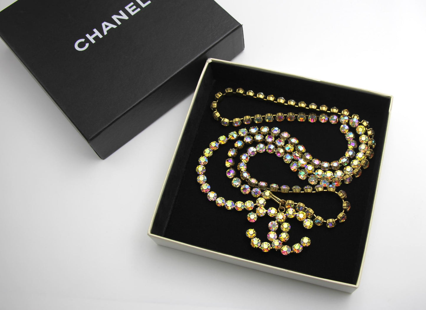 Chanel Vintage 95P Rhinestone Barbie Waist Chain