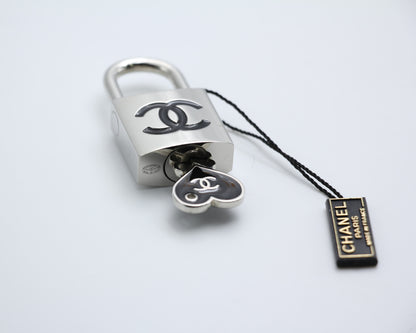 Chanel Vintage 07P Metal Heart-Shaped Key