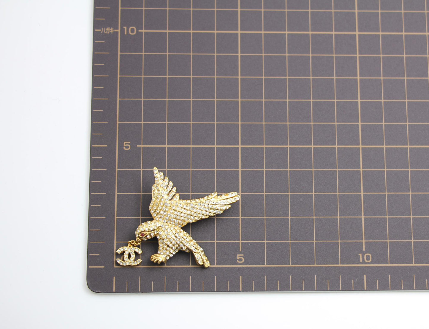 Chanel Vintage 01P Rhinestone Eagle Fine Brooch