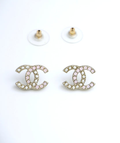 Chanel A12P Imitation Pearl Mixed White Earrings