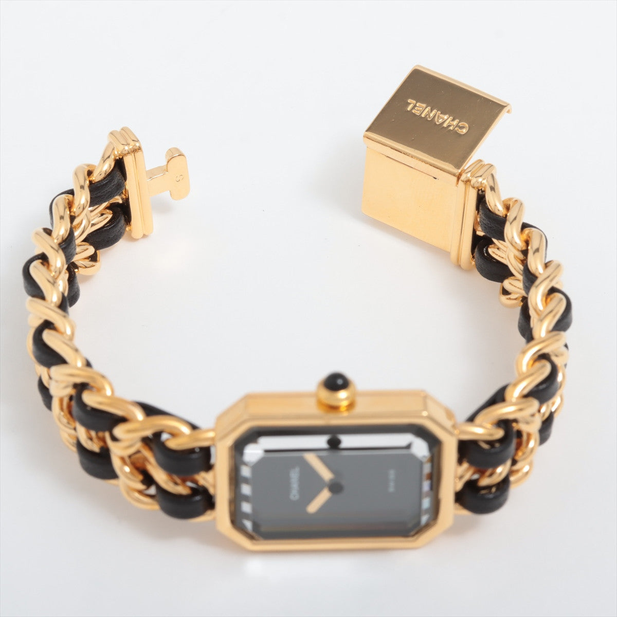 Chanel Vintage Premiere 24K Gold Plated Sapphire Crystal Quartz Watch