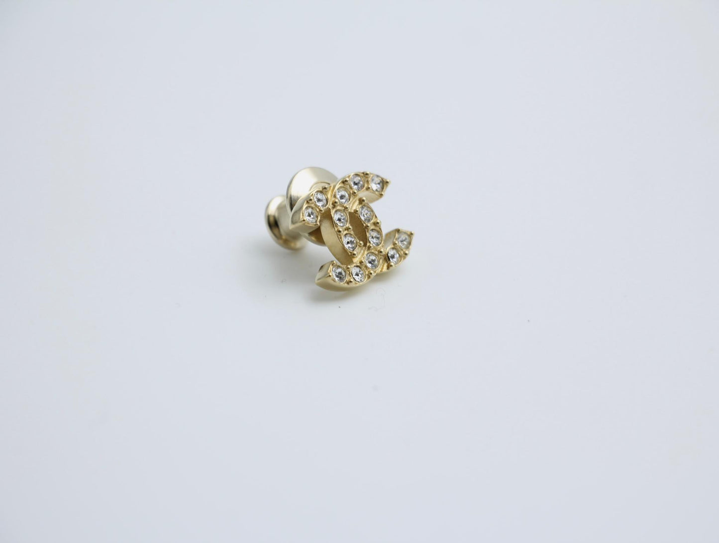 Chanel 22P Rhinestone Cc Brooch