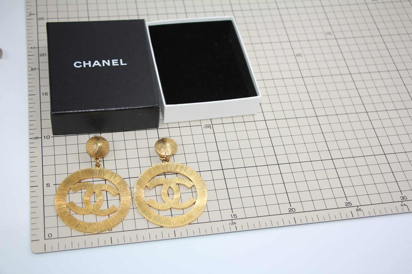 Chanel Logo Earrings