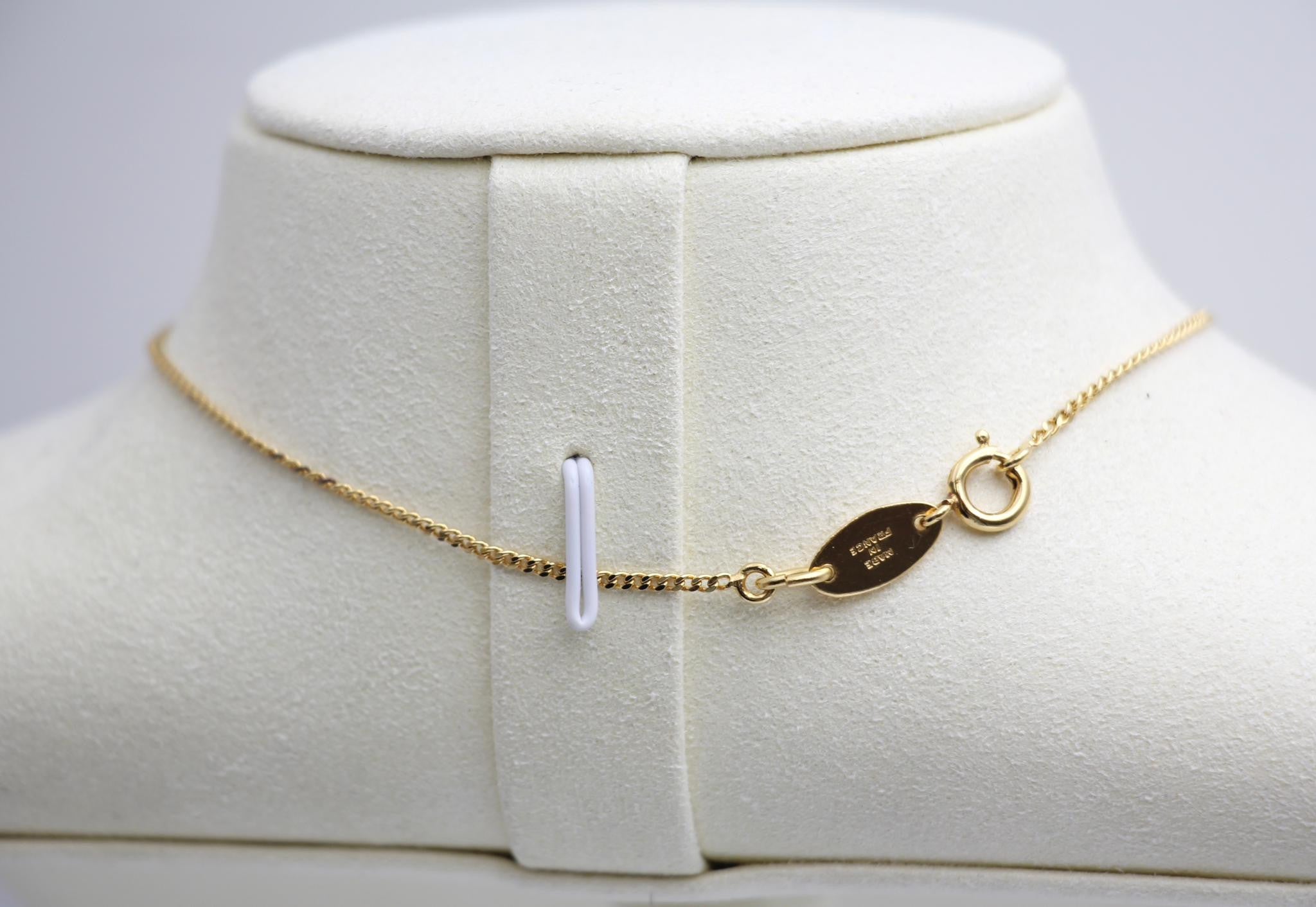 CHANELVINTAGE チャーム Chanel Vintage 82 Rhinestone Gold Plated Cc Necklace – Wararni.com