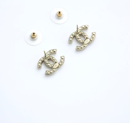 Chanel A12P Imitation Pearl Mixed White Earrings