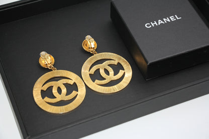 Chanel Logo Earrings