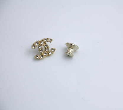 Chanel 22P Rhinestone Cc Brooch