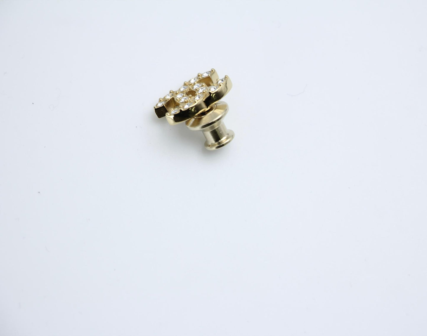 Chanel 22P Rhinestone Cc Brooch