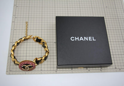 Chanel Vintage 95P Rhinestone Barbie Series Pink Choker