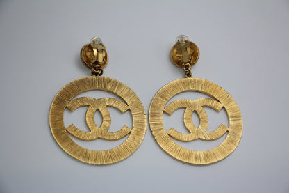 Chanel Logo Earrings