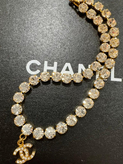 CHANEL Chanel Vintage 95P Rhinestone Barbie Necklace - Onesize Fashion Jewellery - Secondhand luxury from Wararni