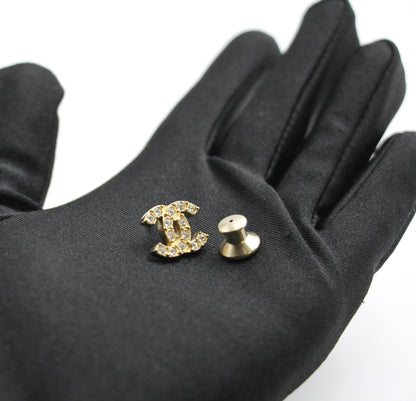 Chanel 22P Rhinestone Cc Brooch