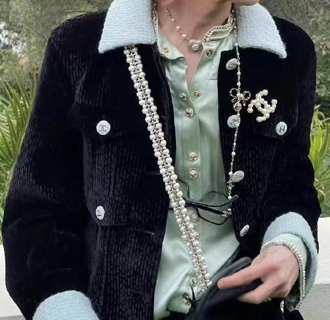Chanel 13S Imitation Pearl Cc Brooch G Dragon Same Style – Wararni.com