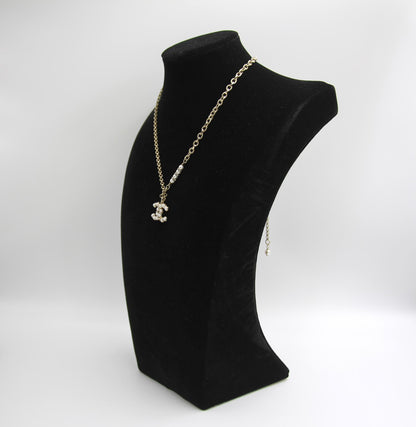 Chanel 19A Imitation Pearl Adjustable Buckle Two-Wear Long And Short Necklace