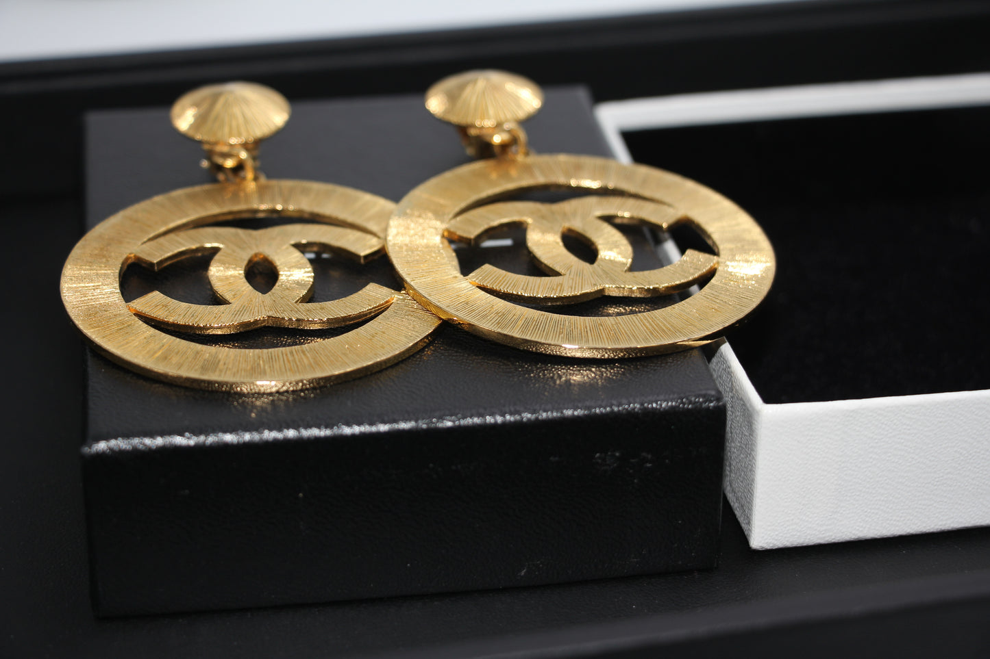 Chanel Logo Earrings