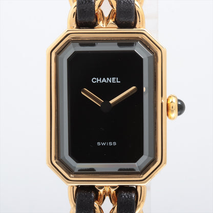 CHANEL Chanel Vintage Premiere 24K Gold Plated Sapphire Crystal Quartz Watch - Onesize Watch - Secondhand luxury from Wararni