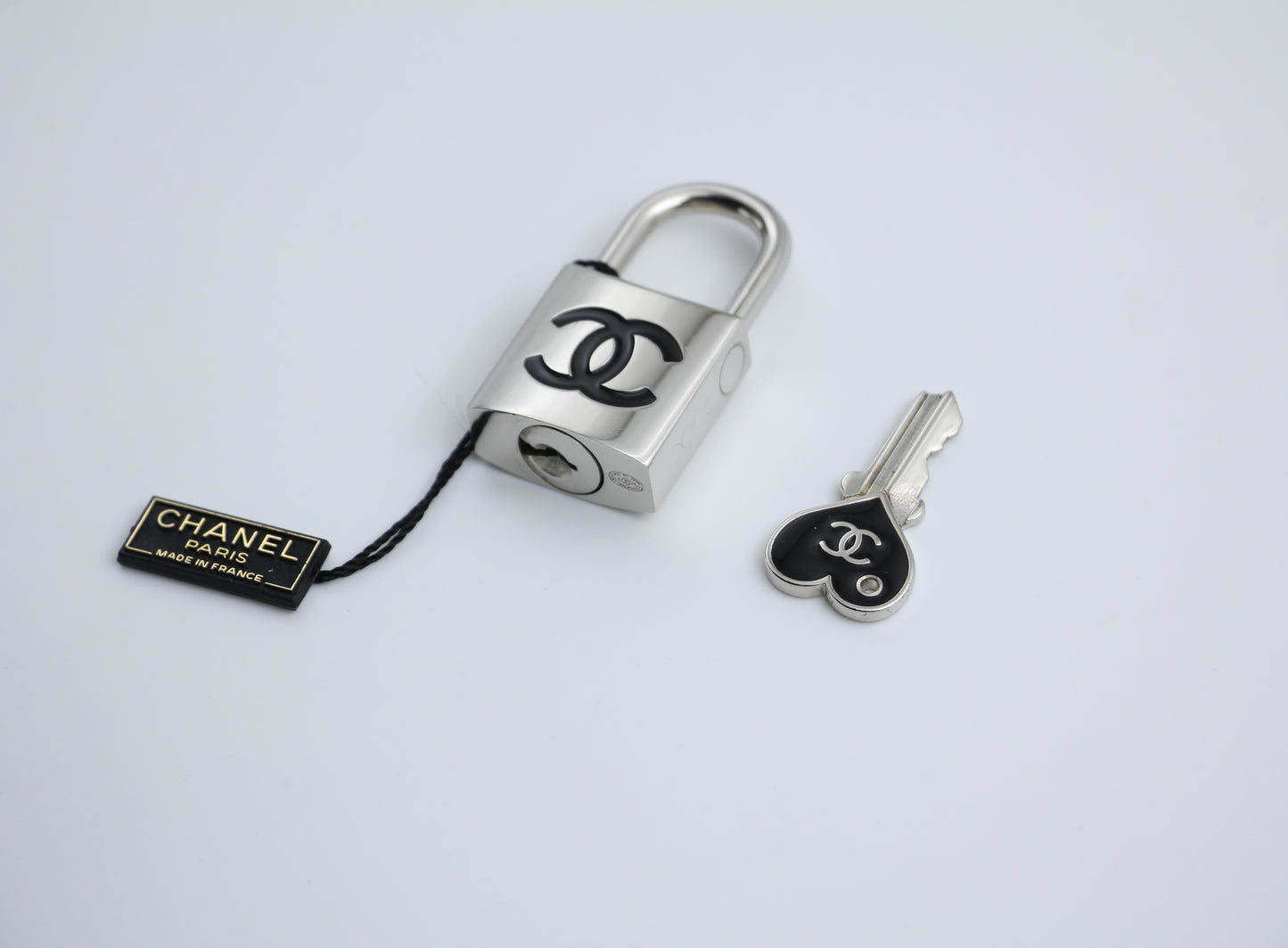 Chanel Vintage 07P Metal Heart-Shaped Key