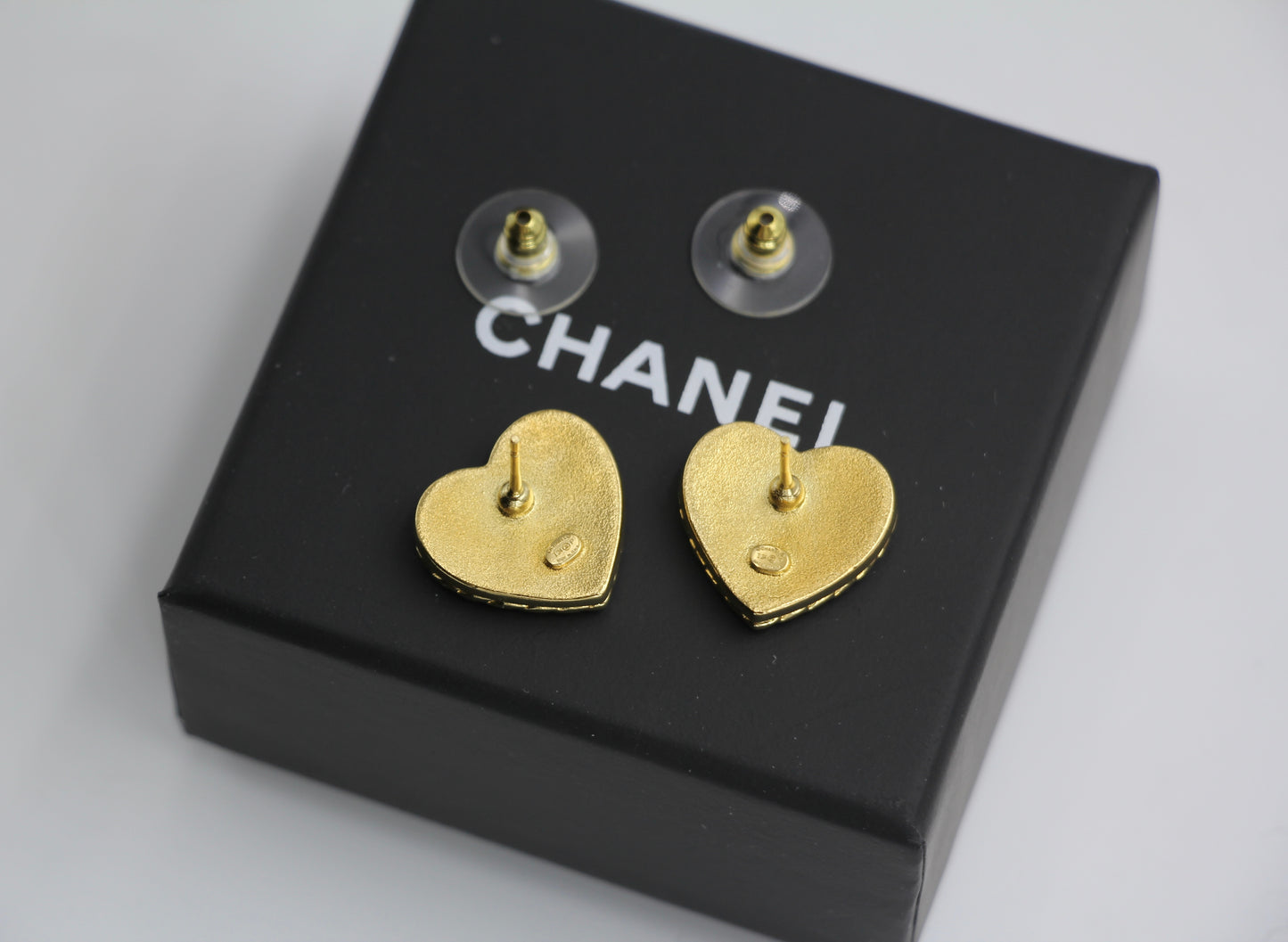 Chanel 24P Denim Love Earrings