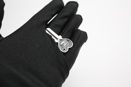 Chanel Vintage 07P Metal Heart-Shaped Key