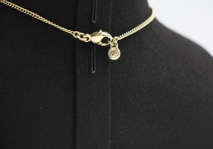 Chanel Vintage 09A Rhinestone Classic Cc Necklace