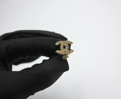 Chanel 22P Rhinestone Cc Brooch