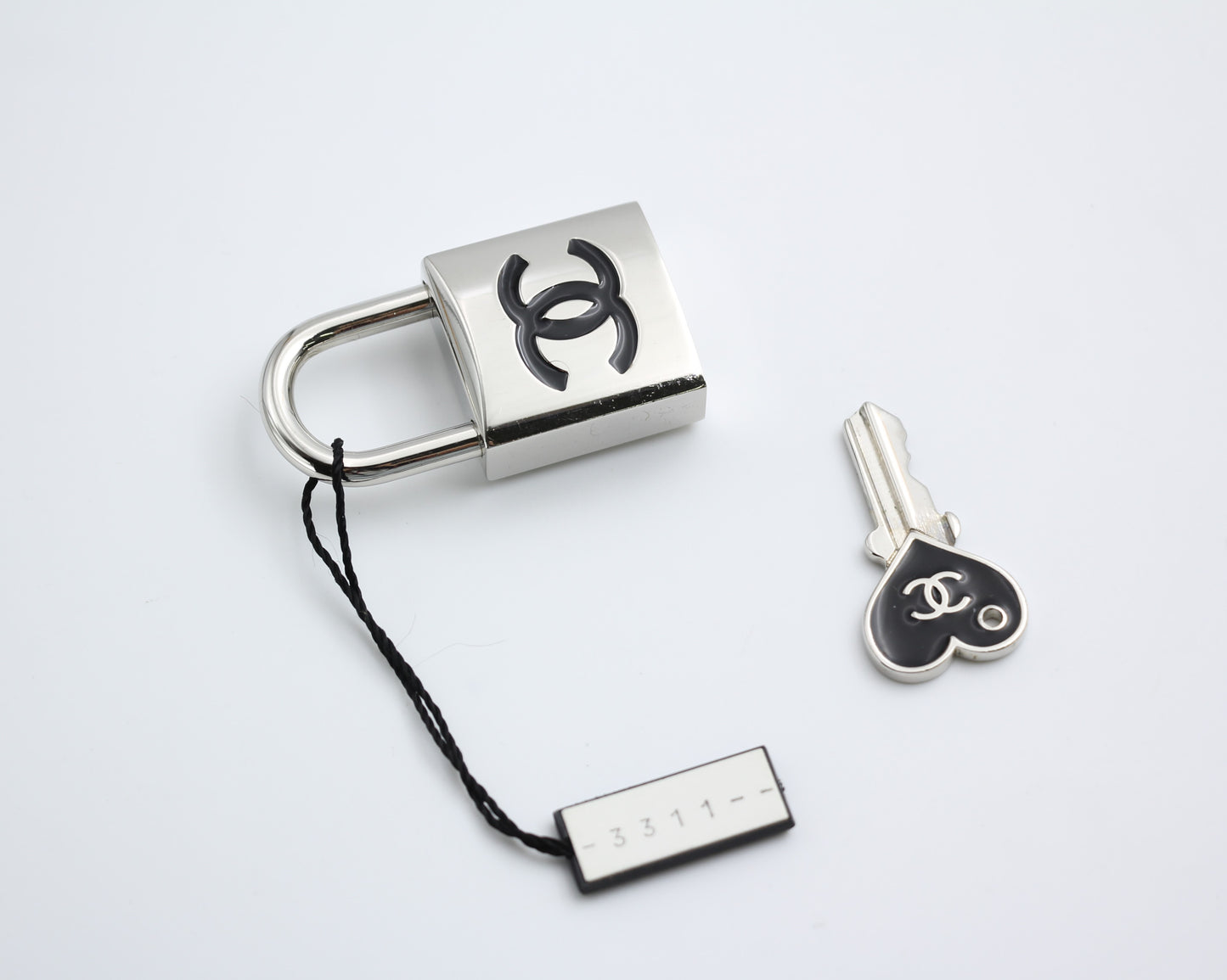 Chanel Vintage 07P Metal Heart-Shaped Key