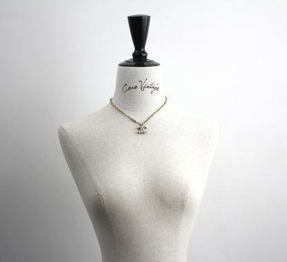 Chanel 19A Imitation Pearl Adjustable Buckle Two-Wear Long And Short Necklace