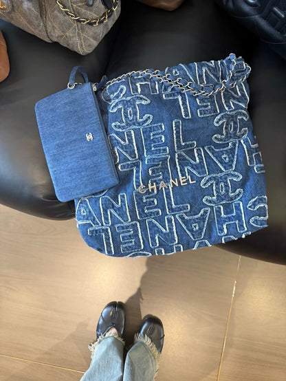 Chanel 24A denim bag
