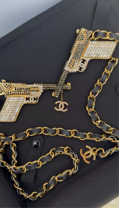 Chanel Fall 2001 Vintage Pistols Belt / Necklace