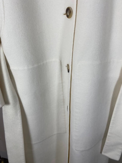 Hermes beige cashmere belted coat